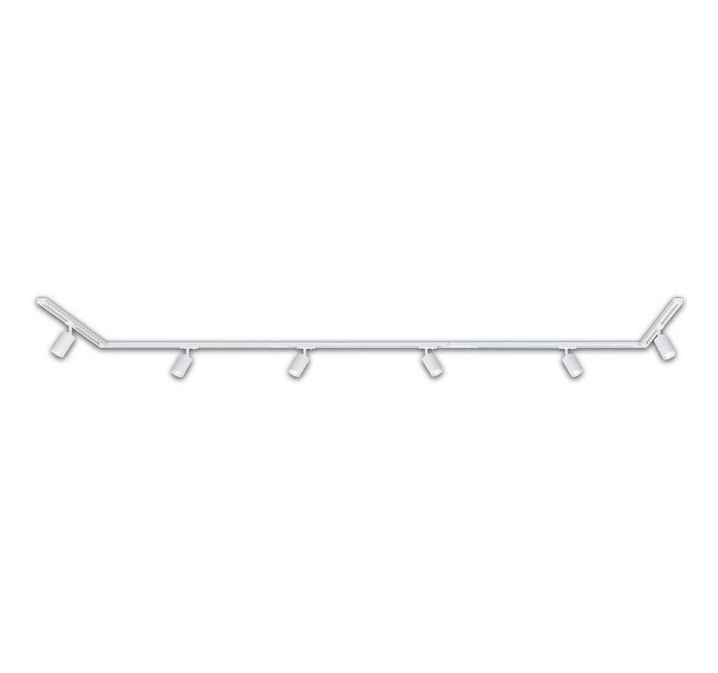 Briloner Leuchten LED Deckenleuchte 8012066B, LED wechselbar, 2700K - Extra-Warmweiß, Schienensystem Rail 4,5 m Weiß max. 9W Decke Wohnzimmer Büro Küche Briloner Leuchten LED Deckenleuchte 8012066B, LED wechselbar, 2700K - Extra-Warmweiß, Schienensystem Rail 4,5 m Weiß max. 9W Decke Wohnzimmer Büro Küche von Briloner Leuchten