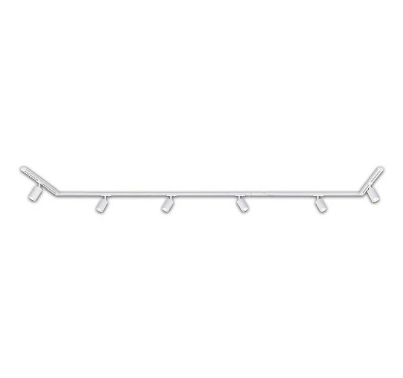 Briloner Leuchten LED Deckenleuchte 8012066B, LED wechselbar, 2700K - Extra-Warmweiß, Schienensystem Rail 4,5 m Weiß max. 9W Decke Wohnzimmer Büro Küche von Briloner Leuchten