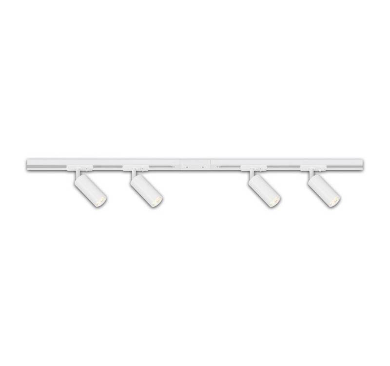 Briloner Leuchten LED Deckenleuchte 8017046B, LED fest integriert, 2700K - Extra-Warmweiß, Schienensystem Rail 1,5 m Weiß 4,5W Decke Wohnzimmer Büro Küche Flur von Briloner Leuchten