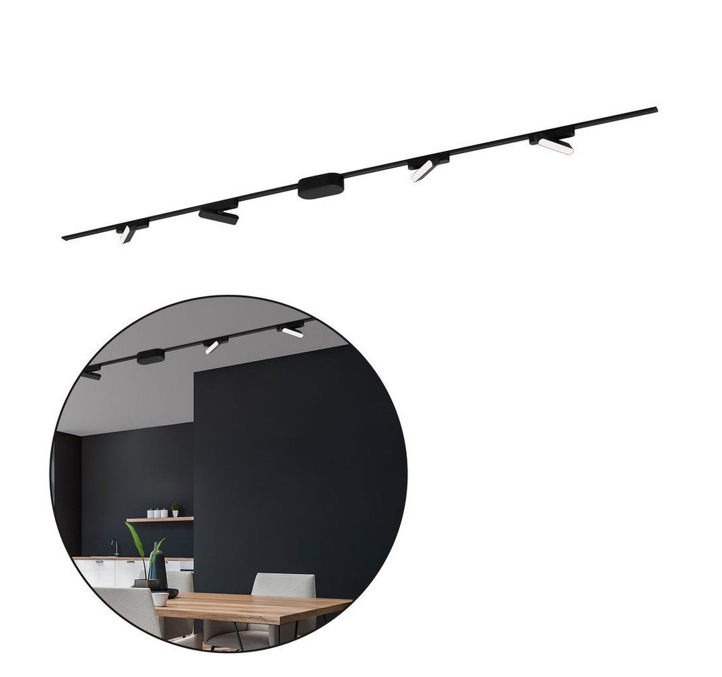 Briloner Leuchten LED Deckenleuchte 8040045B, LED fest integriert, 2700K - Extra-Warmweiß, Schienensystem Luxtrail 2 m Schwarz 6W Decke Wohnzimmer Büro Küche Briloner Leuchten LED Deckenleuchte 8040045B, LED fest integriert, 2700K - Extra-Warmweiß, Schienensystem Luxtrail 2 m Schwarz 6W Decke Wohnzimmer Büro Küche von Briloner Leuchten
