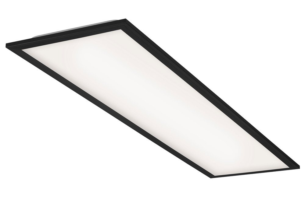 Briloner Leuchten Deckenleuchten LED Panel 22W schwarz, LED fest integriert von Briloner Leuchten