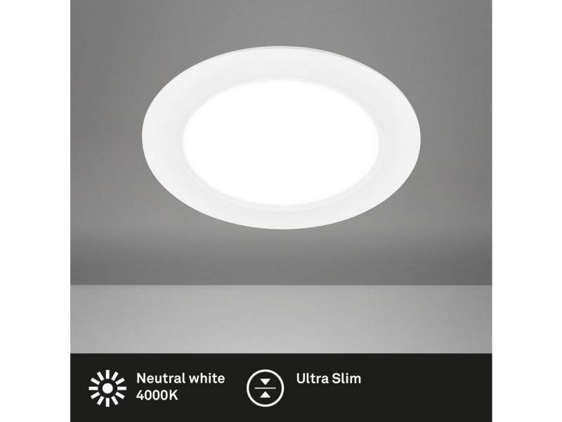 Briloner Leuchten Einbauleuchte Briloner LED Einbauleuchte Ultraflat 12W 1200lm, Inkl. Leuchtmittel, Nicht dimmbar nicht Smart Home-fähig ohne Bewegungsmelder Briloner Leuchten Einbauleuchte Briloner LED Einbauleuchte Ultraflat 12W 1200lm, Inkl. Leuchtmittel, Nicht dimmbar nicht Smart Home-fähig ohne Bewegungsmelder von Briloner Leuchten