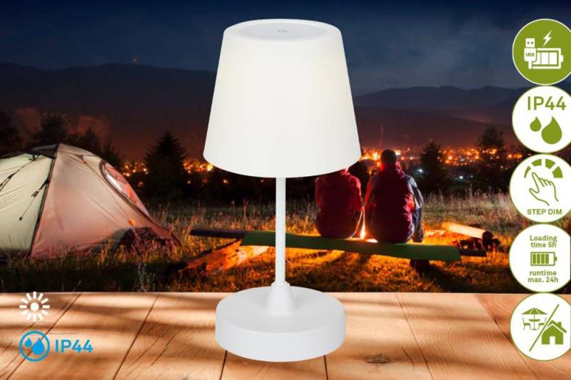 Briloner Leuchten LED Außen-Tischleuchte CAMPI von Briloner Leuchten