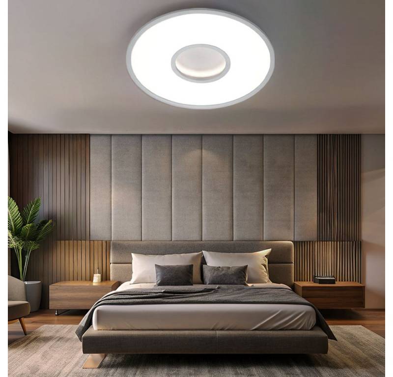 Briloner Leuchten LED Deckenleuchte, LED-Leuchtmittel fest verbaut, Warmweiß, Neutralweiß, Tageslichtweiß, Deckenleuchte Schlafzimmerleuchte Deckenlampe Wohnzimmer mit von Briloner Leuchten