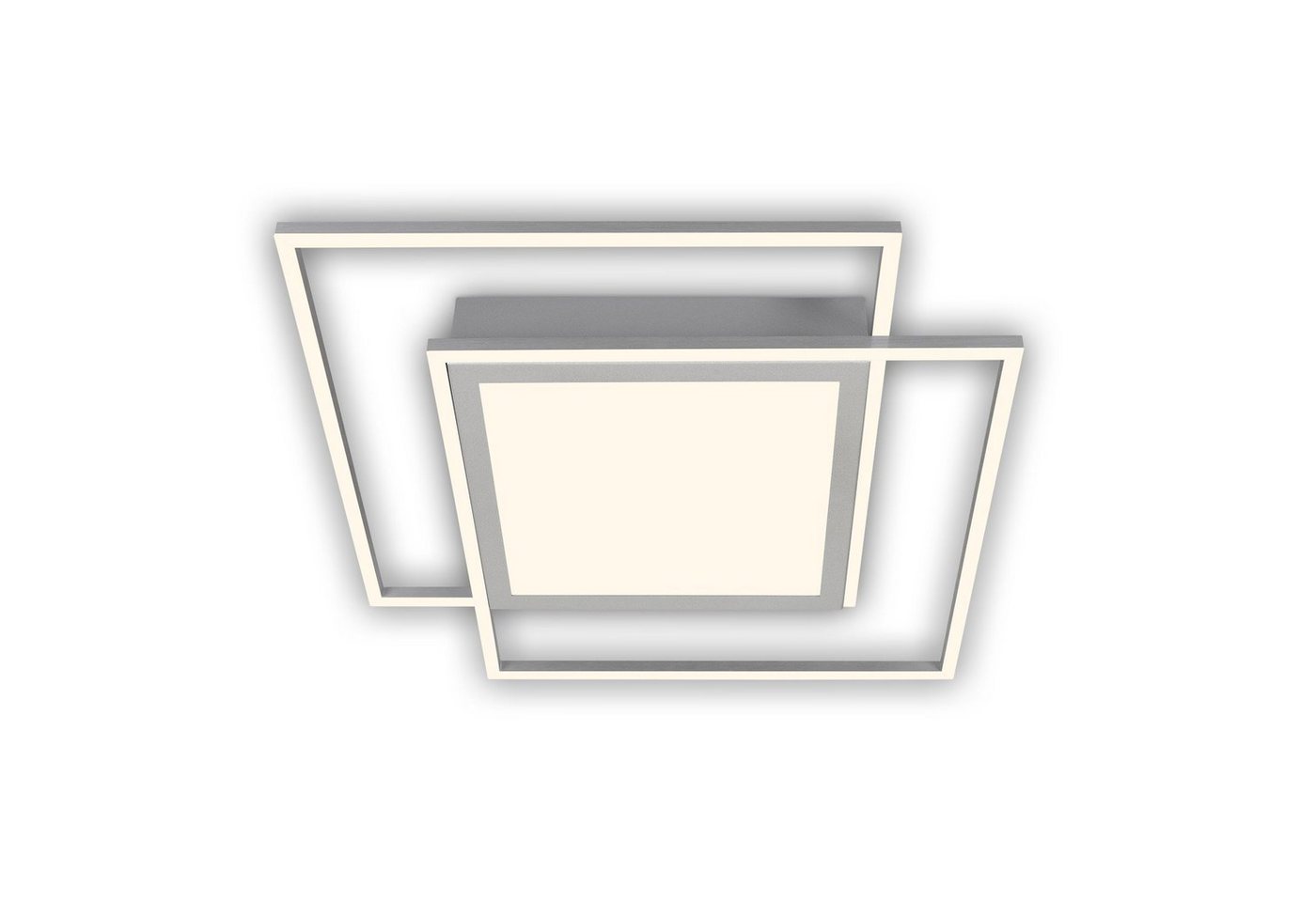 Briloner Leuchten LED Deckenleuchte 3740-019, LED fest verbaut, Warmweiß, Getrennt schaltbar, 3000K warmweiß, 51 W  5800 lm, 51,5 cm von Briloner Leuchten