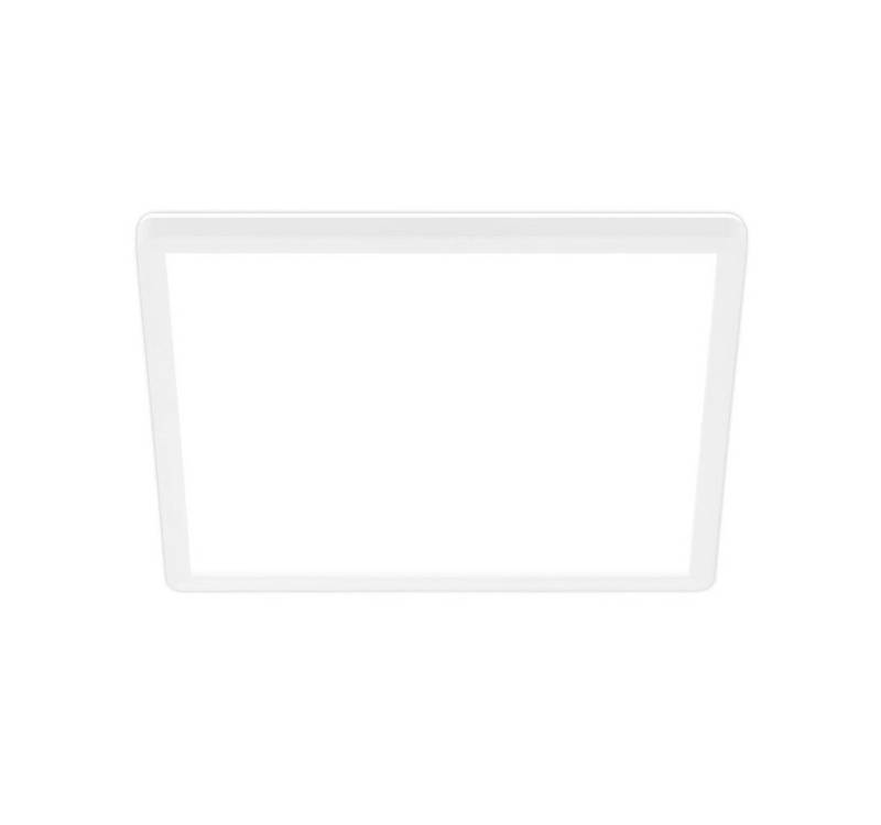 Briloner Leuchten LED Deckenleuchte BKL7547016, LED fest integriert, 2700K - Extra-Warmweiß, LED Deckenlampe 29x29x3 cm Weiß 11W, 2400 lm Wohnzimmer Küche von Briloner Leuchten