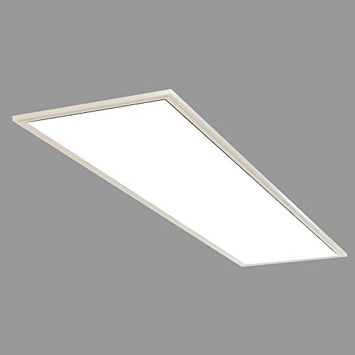 BRILONER – Deckenleuchte, LED Panel, Bürolampe, Deckenlampe, Neutralweißes Licht, 4.100 Lumen, 38W, 119.5 cm von BRILONER