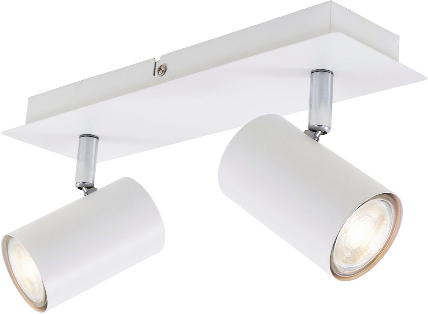 Briloner Leuchten LED Deckenspots 2857025 Run, ohne Leuchtmittel, Warmweiß, Deckenlampe, 29x8x12,3, max.40W, GU10, Wohnzimmer, Flur von Briloner Leuchten