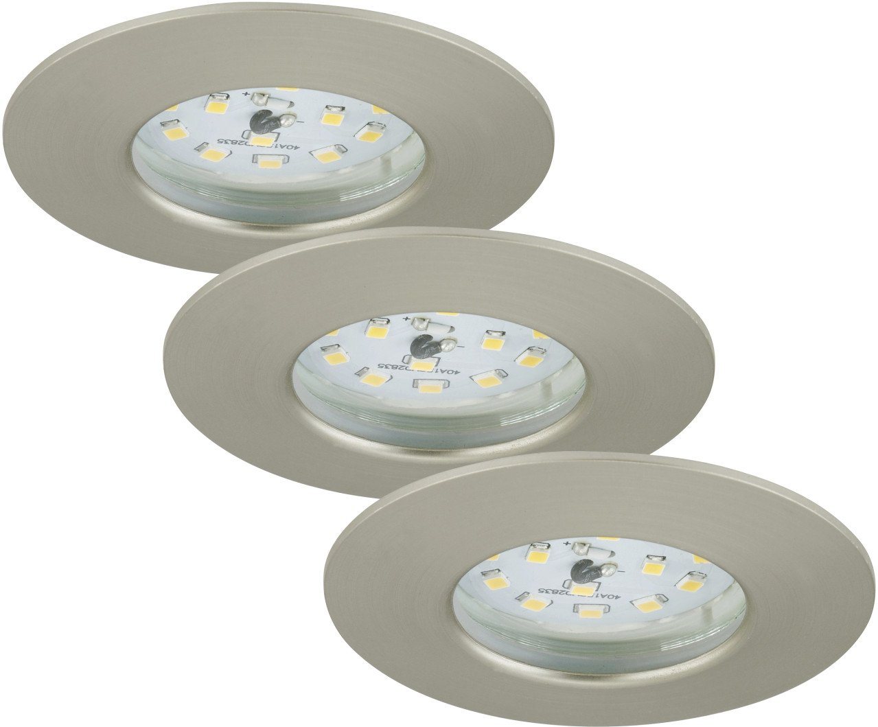 Briloner Leuchten LED Einbaustrahler Briloner 3er Set LED Einbauleuchten Attach, Inkl. Leuchtmittel, Nicht dimmbar nicht Smart Home-fähig ohne Bewegungsmelder Briloner Leuchten LED Einbaustrahler Briloner 3er Set LED Einbauleuchten Attach, Inkl. Leuchtmittel, Nicht dimmbar nicht Smart Home-fähig ohne Bewegungsmelder von Briloner Leuchten