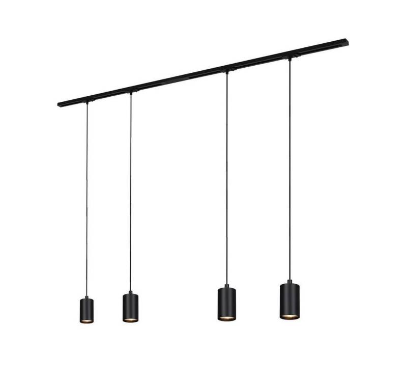 Briloner Leuchten LED Pendelleuchte 8015045B, LED wechselbar, 2700K - Extra-Warmweiß, Schienensystem Rail 1,5 m Schwarz max. 9W Decke Wohnzimmer Büro Küche Briloner Leuchten LED Pendelleuchte 8015045B, LED wechselbar, 2700K - Extra-Warmweiß, Schienensystem Rail 1,5 m Schwarz max. 9W Decke Wohnzimmer Büro Küche von Briloner Leuchten