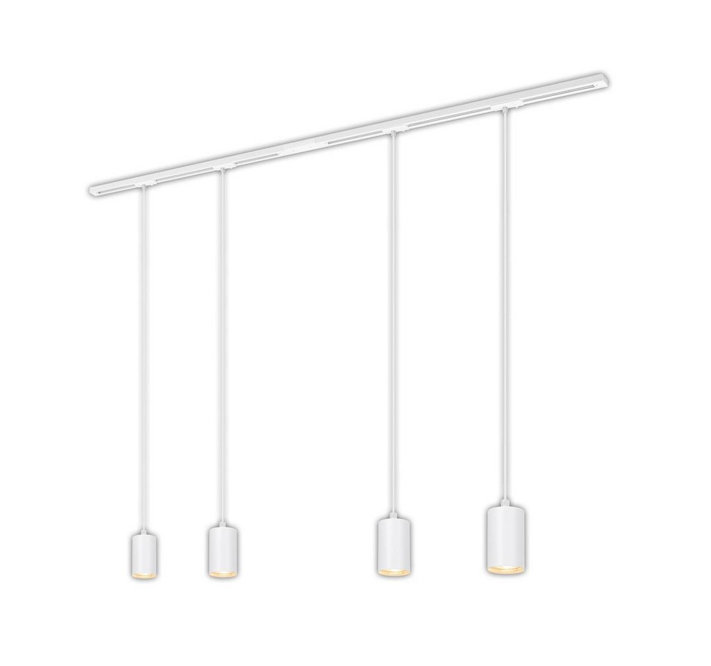 Briloner Leuchten LED Pendelleuchte 8015046B, LED wechselbar, 2700K - Extra-Warmweiß, Schienensystem Rail 1,5 m Weiß max. 9W Decke Wohnzimmer Büro Küche Briloner Leuchten LED Pendelleuchte 8015046B, LED wechselbar, 2700K - Extra-Warmweiß, Schienensystem Rail 1,5 m Weiß max. 9W Decke Wohnzimmer Büro Küche von Briloner Leuchten
