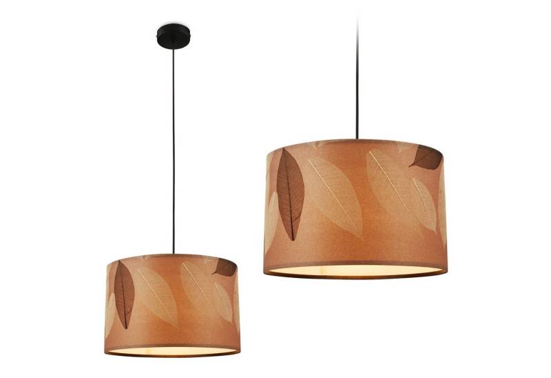 Briloner Leuchten LED Pendelleuchte Hängelampe Natur Stroh Bast 1-&3-flammig 485X, ohne Leuchtmittel, Abhängig vom Leuchtmittel, Hängelampe Natur max. 10W Esszimmer Wohnzimmer Küche von Briloner Leuchten