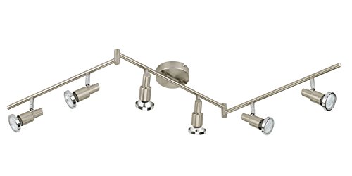 Briloner Leuchten LED Deckenleuchte, 6 dreh- & schwenkbare LED-Spot-Lights, Decken-Lampe, Metall, Strahler inkl. Leuchtmittel à 3 W, Länge: 120 cm Briloner Leuchten LED Deckenleuchte, 6 dreh- & schwenkbare LED-Spot-Lights, Decken-Lampe, Metall, Strahler inkl. Leuchtmittel à 3 W, Länge: 120 cm von BRILONER