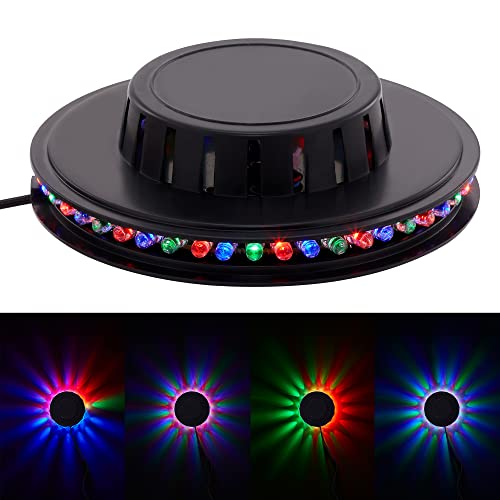 BRILONER - LED Partylicht mit Musiksensor, buntes RGB Licht, USB-Anschluss, Party, Discolicht, Party Gadgets, LED Licht, Partybeleuchtung, Party Deko Geburtstag, 12,5x3,8 cm, Schwarz von BRILONER