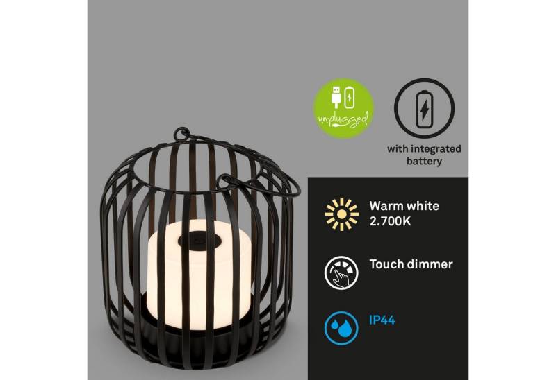 Briloner Leuchten Tischleuchte LED Tischlampe Extra-Warmweiß Dimmfunktion, LED fest integriert, 2700K - Extra - Warmweiß Briloner Leuchten Tischleuchte LED Tischlampe Extra-Warmweiß Dimmfunktion, LED fest integriert, 2700K - Extra - Warmweiß von Briloner Leuchten