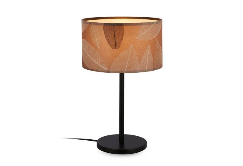 Briloner Leuchten Tischleuchte LED Tischlampe Kommodenlampe Natur E27 Boho, ohne Leuchtmittel, Abhängig vom Leuchtmittel - Warmweiß/Neutralweiß/Kaltweiß, Tischlampe 25x49,5cm Natur max.10W Schlafzimmer Nachttisch von Briloner Leuchten