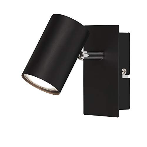 Briloner Leuchten Wandspot, Schwenkbar, Spot 1-flammig, GU10, max. 40 Watt, Schwarz von BRILONER