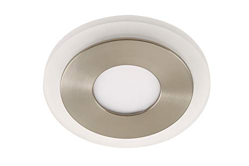 LED-Einbauleuchte 7 W Warm-Weiß Briloner 7258012 Nickel (matt) von Briloner Leuchten