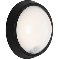BRILONER LED-Außenwandleuchte, Ø: 17 cm, Höhe: 7 cm, 12 W - schwarz von Briloner
