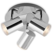 LED Badleuchte Spotleuchte IP44 GU10 IP44 W chrom Metall-Kunststoff Briloner LED Badleuchte Spotleuchte IP44 GU10 IP44 W chrom Metall-Kunststoff Briloner von Briloner