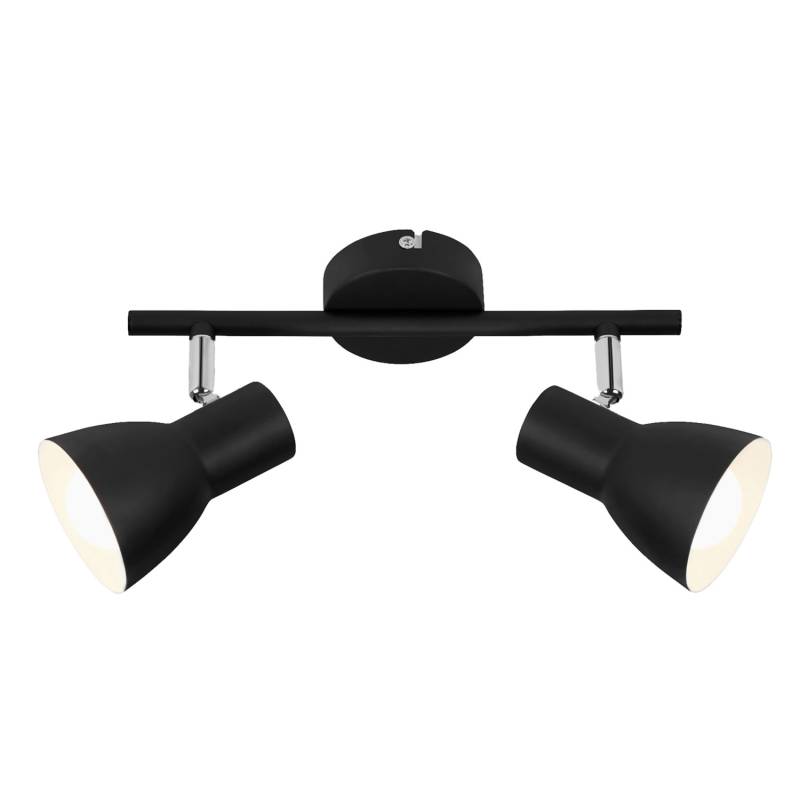 Briloner Deckenleuchte Cup 2-flammig Schwenkbar E14 Fassung Schwarz von Briloner