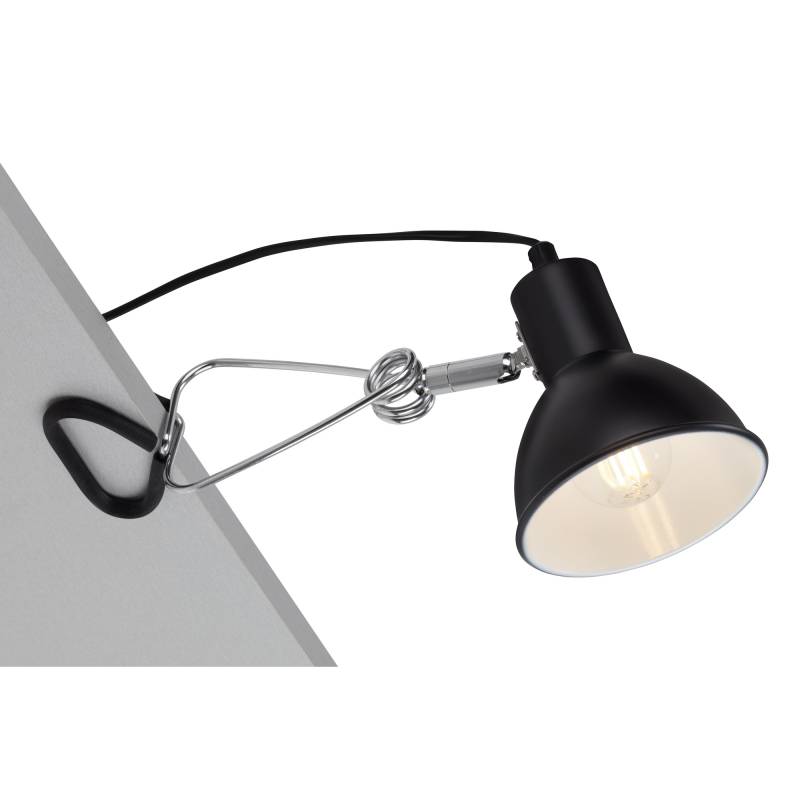 Briloner Klemmleuchte 'Fix' schwarz/silber 30,5 x 11 x 13 cm von Briloner