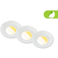 Briloner - 3er Set led Bad Einbaustrahler led Einbauleuchten Bad Spots cts Flach Ra90 Briloner - 3er Set led Bad Einbaustrahler led Einbauleuchten Bad Spots cts Flach Ra90 von Briloner