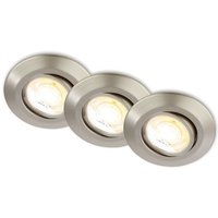 Briloner - 3er Set led Einbaustrahler 230V led Einbauleuchten Spots schwenkbar cts Ra90 Briloner - 3er Set led Einbaustrahler 230V led Einbauleuchten Spots schwenkbar cts Ra90 von Briloner