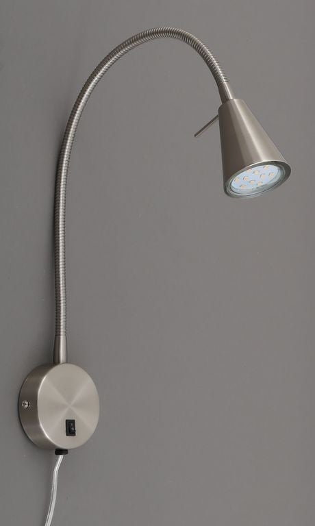 Briloner LED Wandleuchte Comfort Light GU10 nickel matt 20,5 cm 5 W von Briloner
