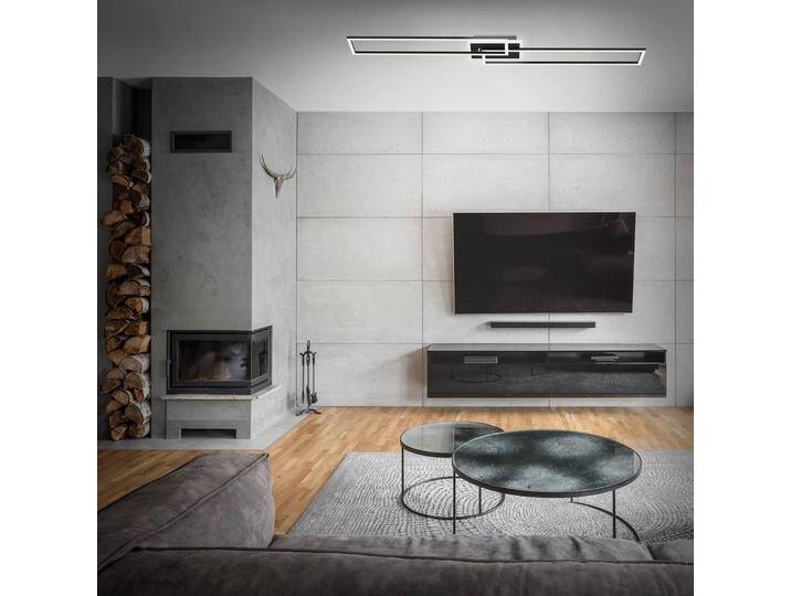 Briloner LED Deckenlampe Frame, dimmbar, schwarz, für Wohn- / Esszimmer, Metall, Modern, LED Deckenleuchte Briloner LED Deckenlampe Frame, dimmbar, schwarz, für Wohn- / Esszimmer, Metall, Modern, LED Deckenleuchte von Briloner