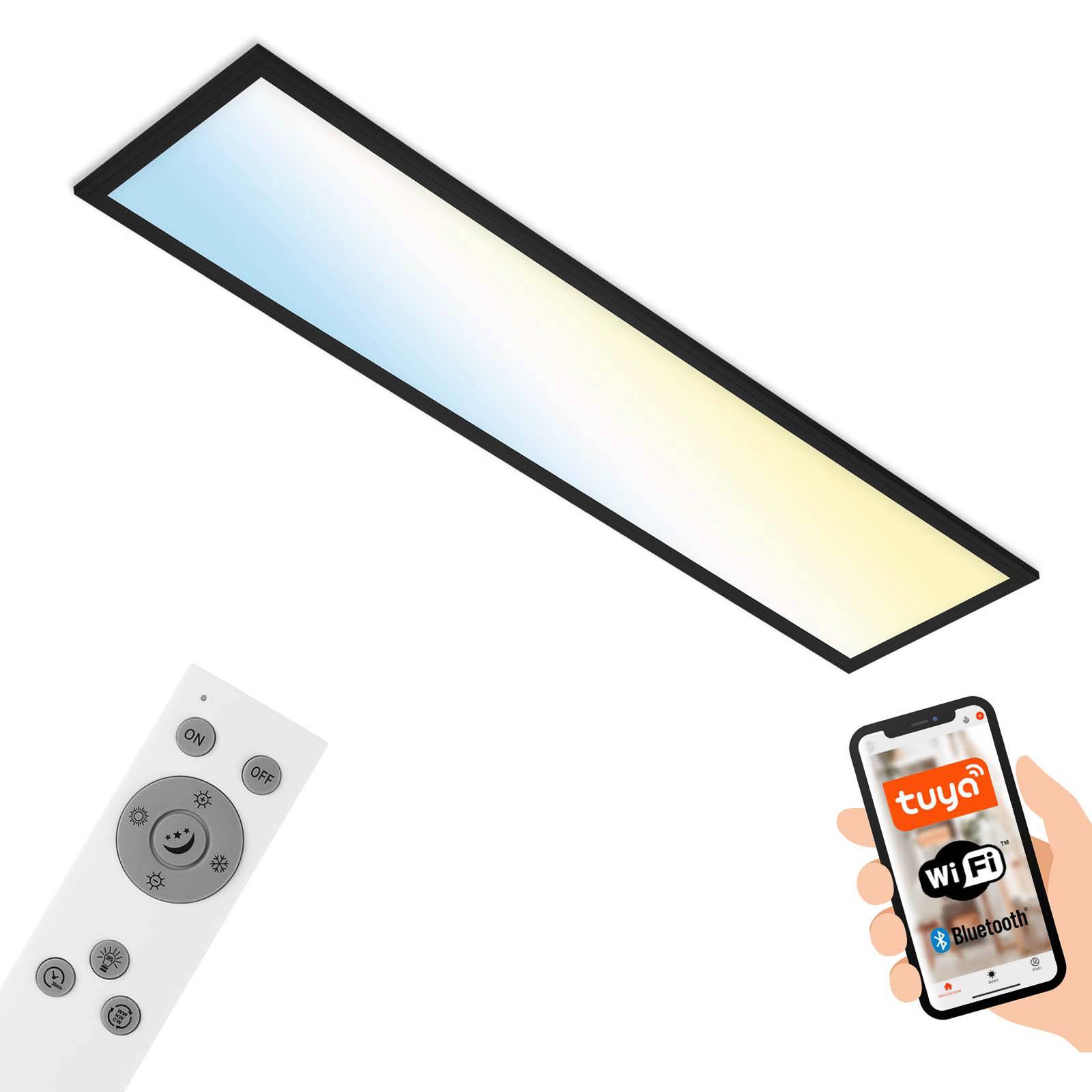 LED-Deckenlampe Piatto S WiFi Bluetooth CCT Fernb. von Briloner