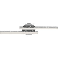 Led Wand- und Deckenleuchte Rey 60x14 cm chrom Glitzereffekt Deckenleuchte - Di-ka von DI-KA