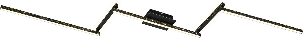 Briloner LED Deckenleuchte 227 cm, schwarz, Glitzereffekt von Briloner