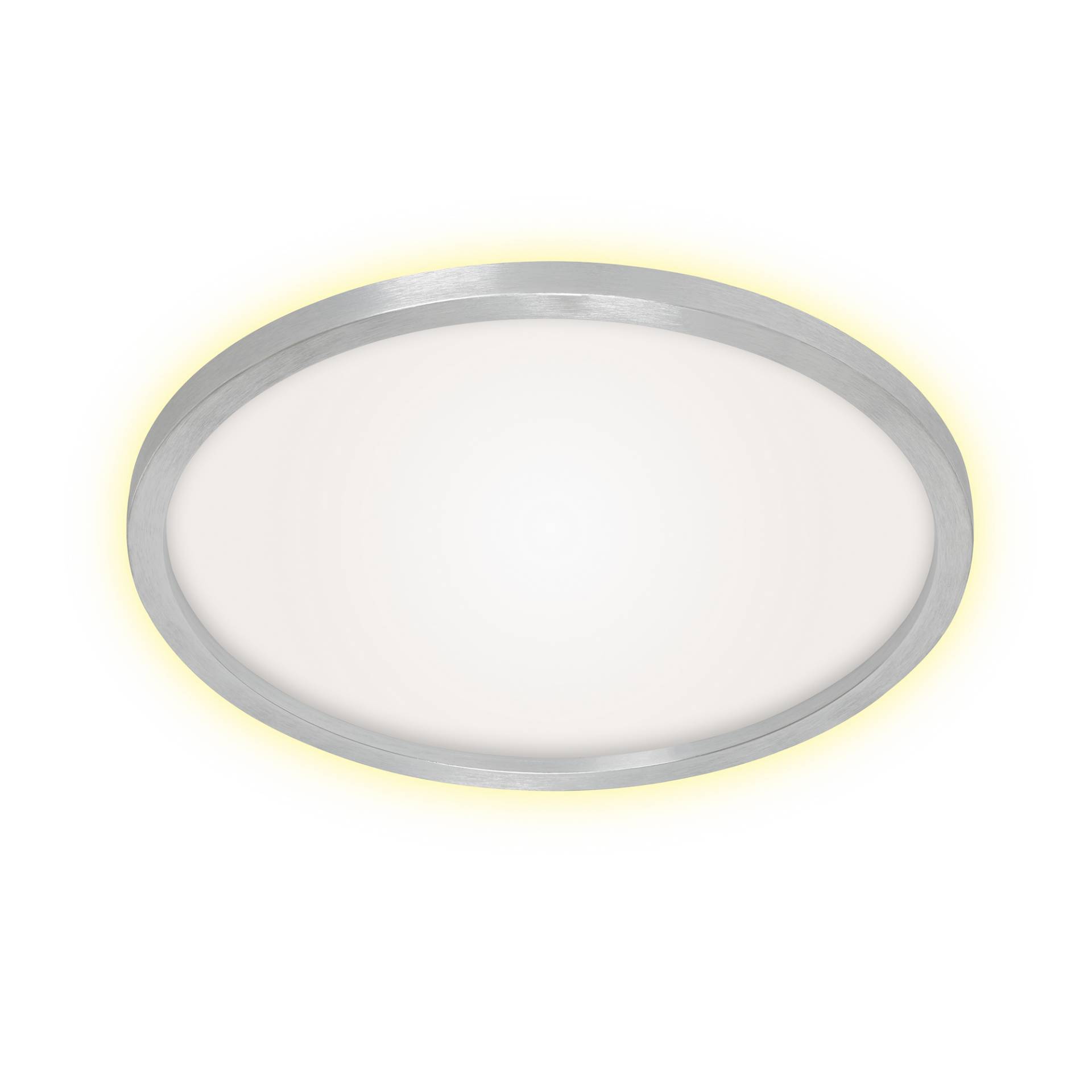 Briloner LED-Deckenleuchte 'Cadre' aluminiumfarben Ø 42,5 cm 3000 lm von Briloner