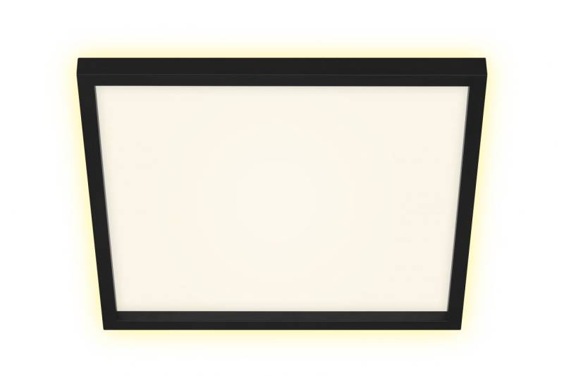 Briloner LED Panel Cadre schwarz 42,2 x 42,2 cm warmweiß, Backlight-Effekt von Briloner