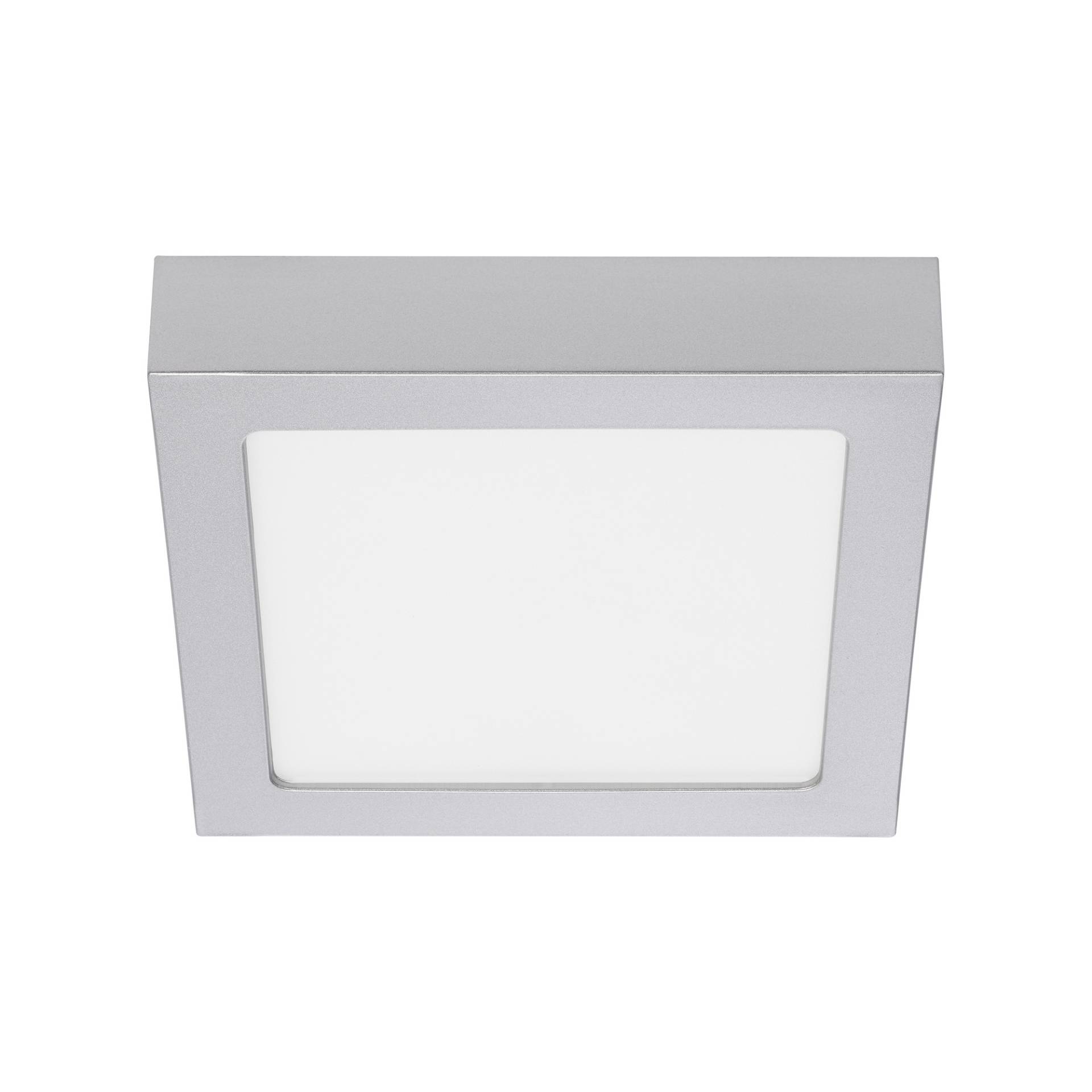 Briloner LED-Deckenleuchte 'Fire' chromfarben matt 17 x 17 x 3,2 cm 1000 lm warmweiß Briloner LED-Deckenleuchte 'Fire' chromfarben matt 17 x 17 x 3,2 cm 1000 lm warmweiß von Briloner