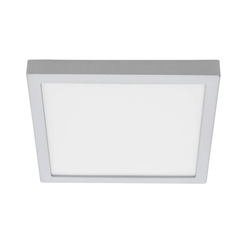 Briloner LED-Deckenleuchte 'Fire' chromfarben matt 30 x 30 x 3,2 cm 2000 lm neutralweiß von Briloner