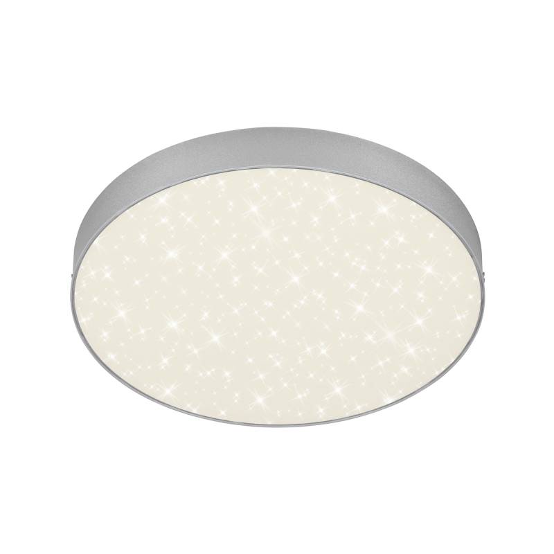 Briloner LED-Deckenleuchte 'Flame Star' silber Ø 28,7 cm 2000 lm von Briloner