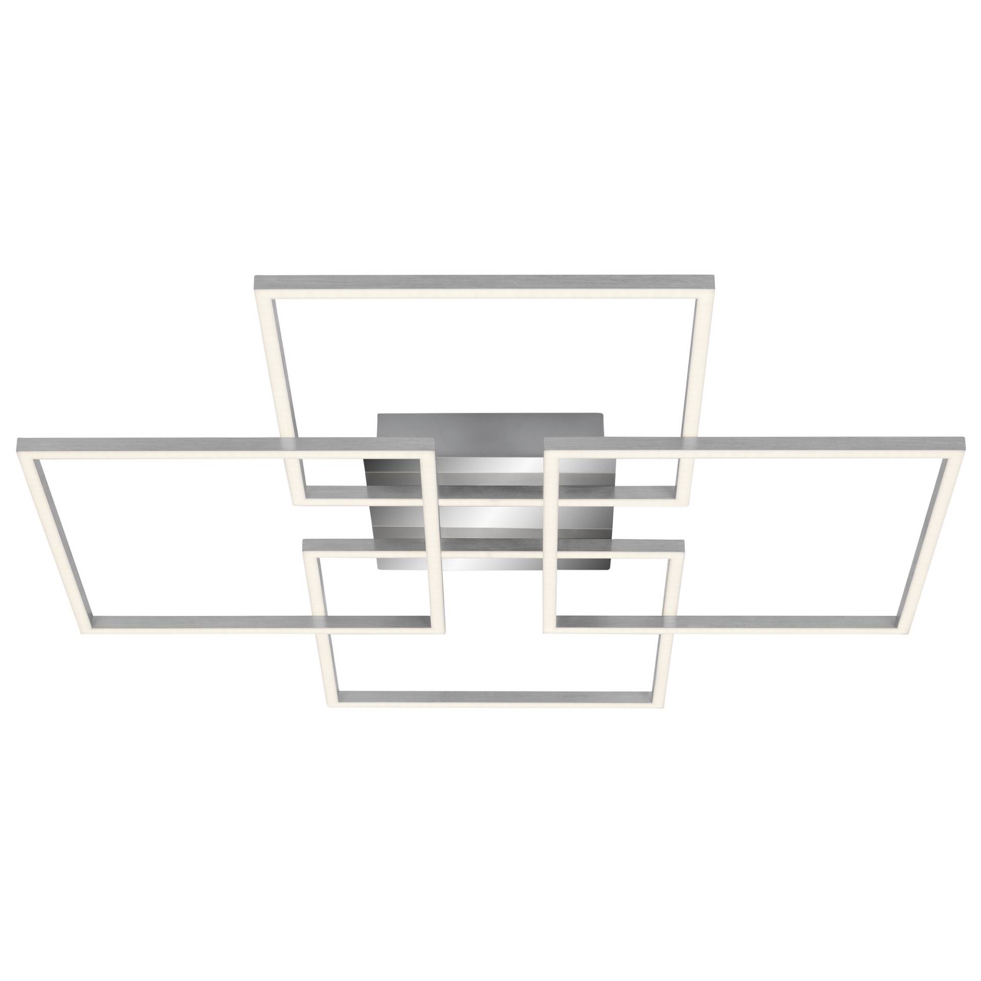 Briloner LED-Deckenleuchte 'Frame' chromfarben/aluminiumfarben 4800 lm, 72,4 x 72,4 cm Briloner LED-Deckenleuchte 'Frame' chromfarben/aluminiumfarben 4800 lm, 72,4 x 72,4 cm von Briloner