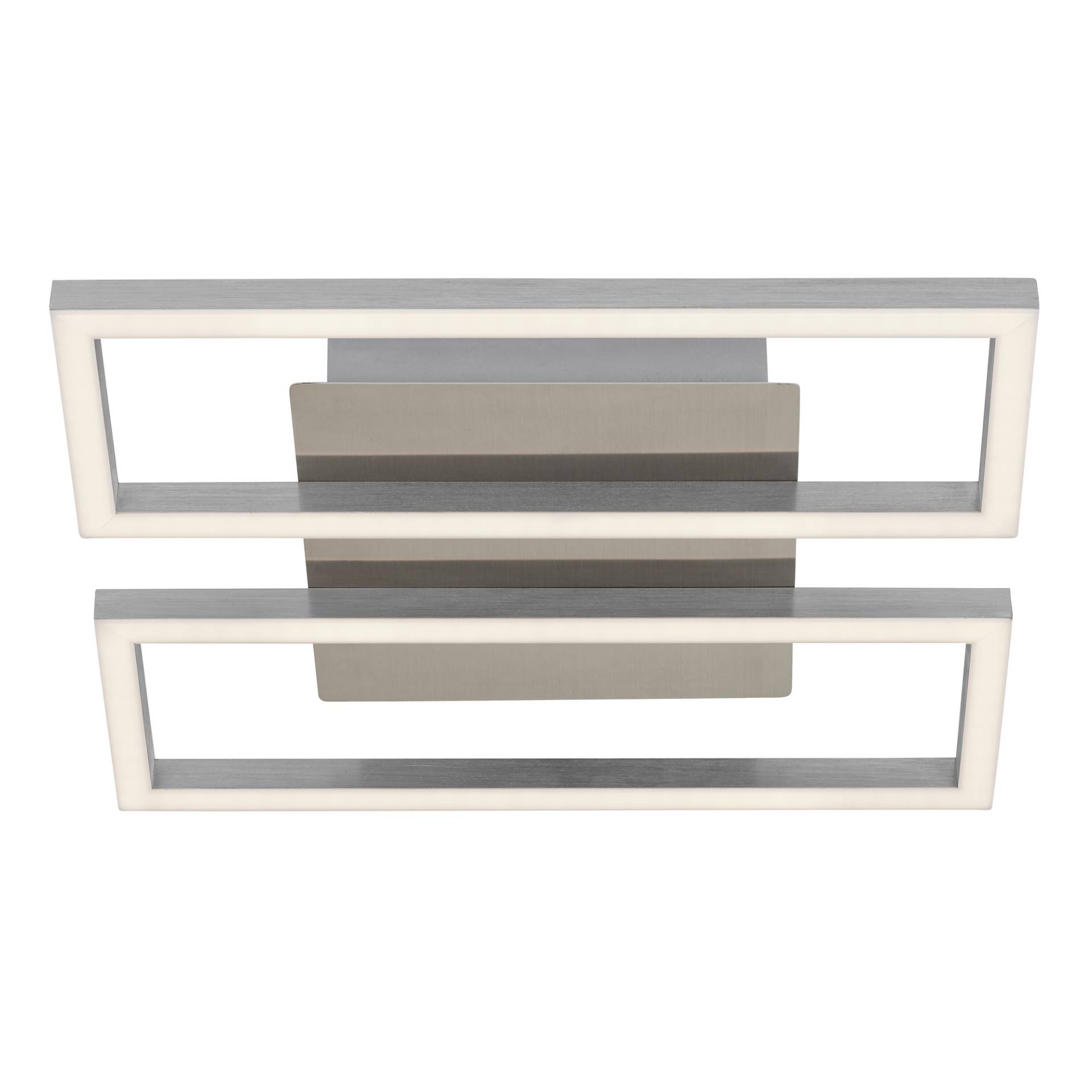 Briloner LED-Deckenleuchte 'Frame' matt-nickelfarben 1400 lm, 23,8 x 28 cm Briloner LED-Deckenleuchte 'Frame' matt-nickelfarben 1400 lm, 23,8 x 28 cm von Briloner
