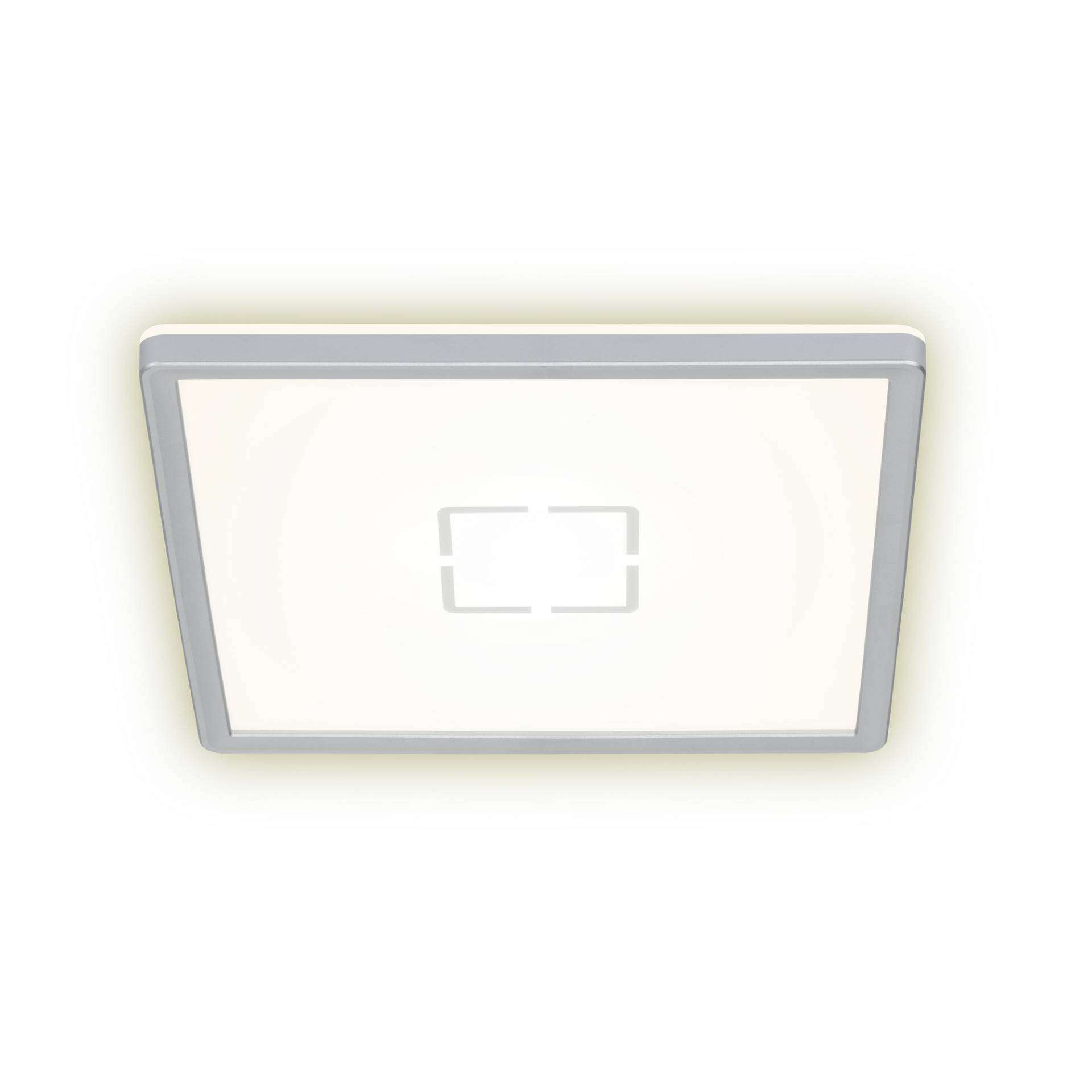 Briloner LED-Deckenleuchte 'Free' weiß/silber 29,3 x 29,3 cm 2400 lm von Briloner
