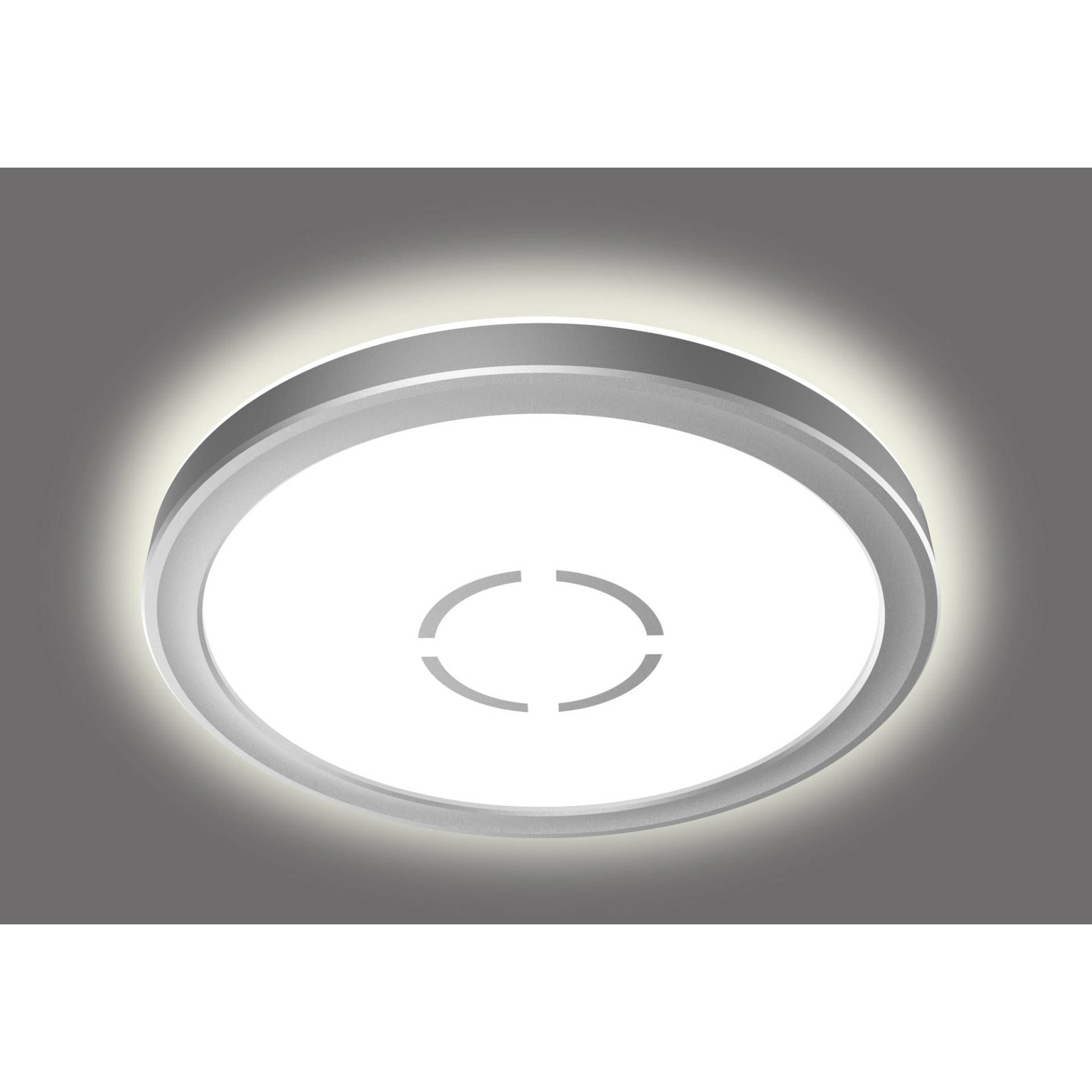 Briloner LED-Deckenleuchte 'Free' weiß/silber Ø 19 cm 1400 lm Briloner LED-Deckenleuchte 'Free' weiß/silber Ø 19 cm 1400 lm von Briloner