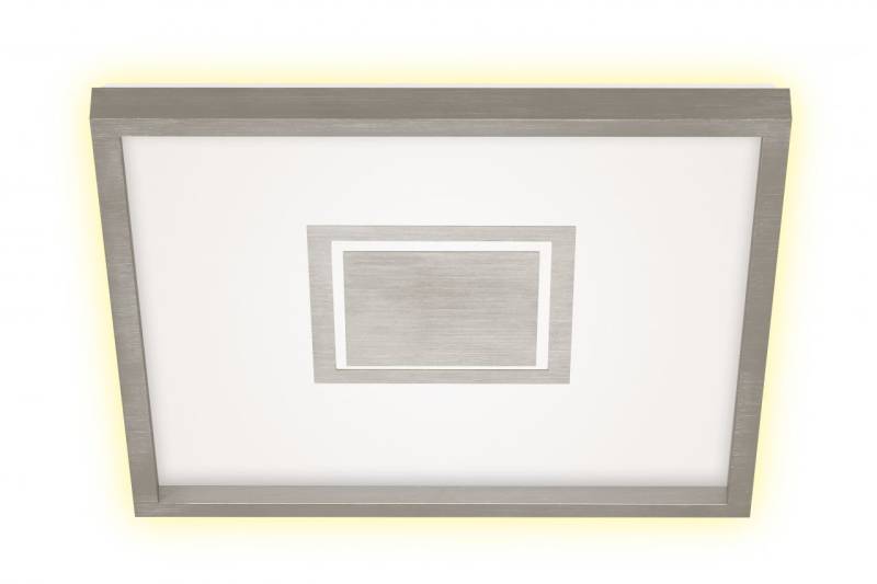 Briloner LED Panel Geo nickel-matt 42,3 x 42,3 cm mit Backlight warmweiß von Briloner