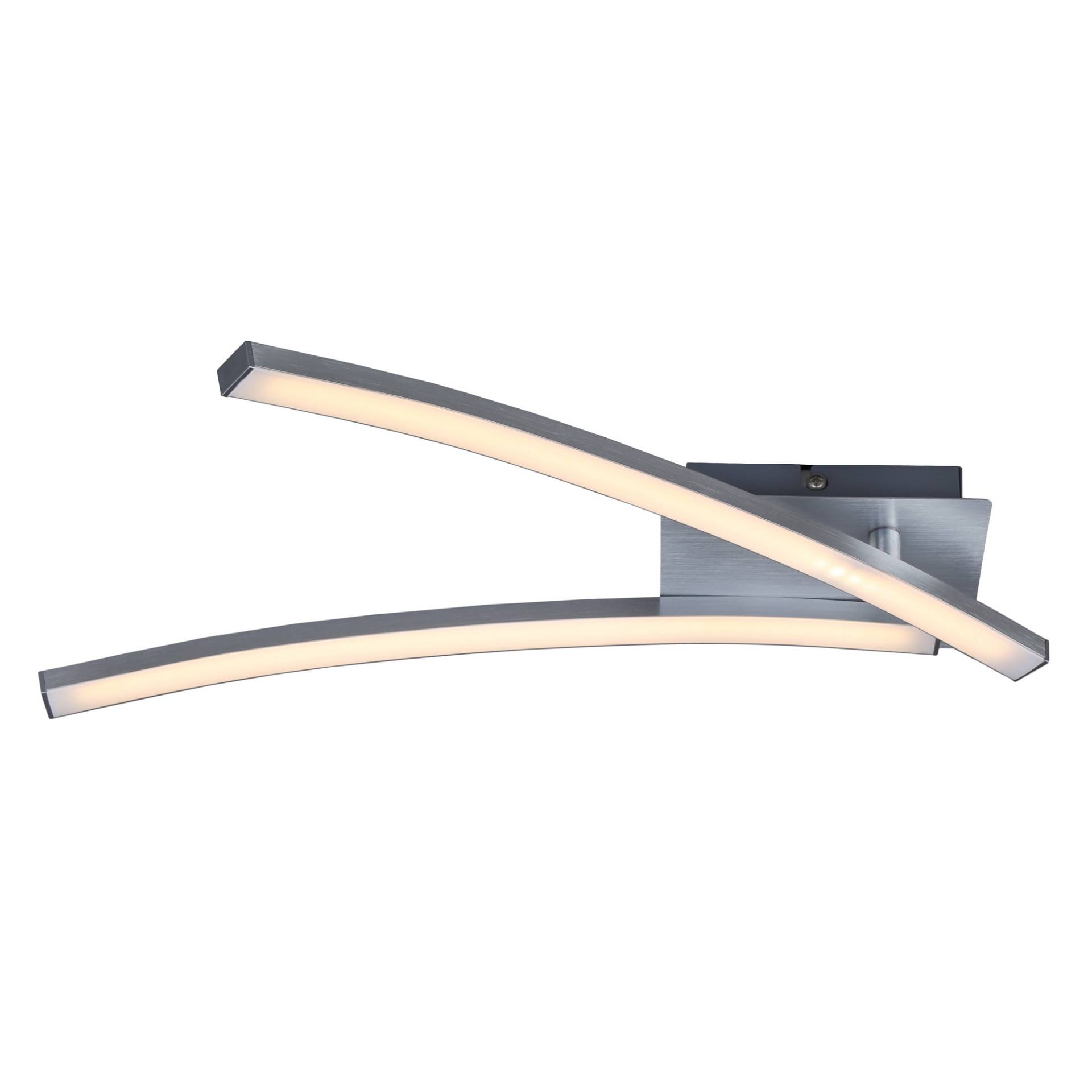 Briloner LED-Deckenleuchte 'Go' 2-flammig aluminiumfarben 12 W 960 lm 63,5 cm Briloner LED-Deckenleuchte 'Go' 2-flammig aluminiumfarben 12 W 960 lm 63,5 cm von Briloner