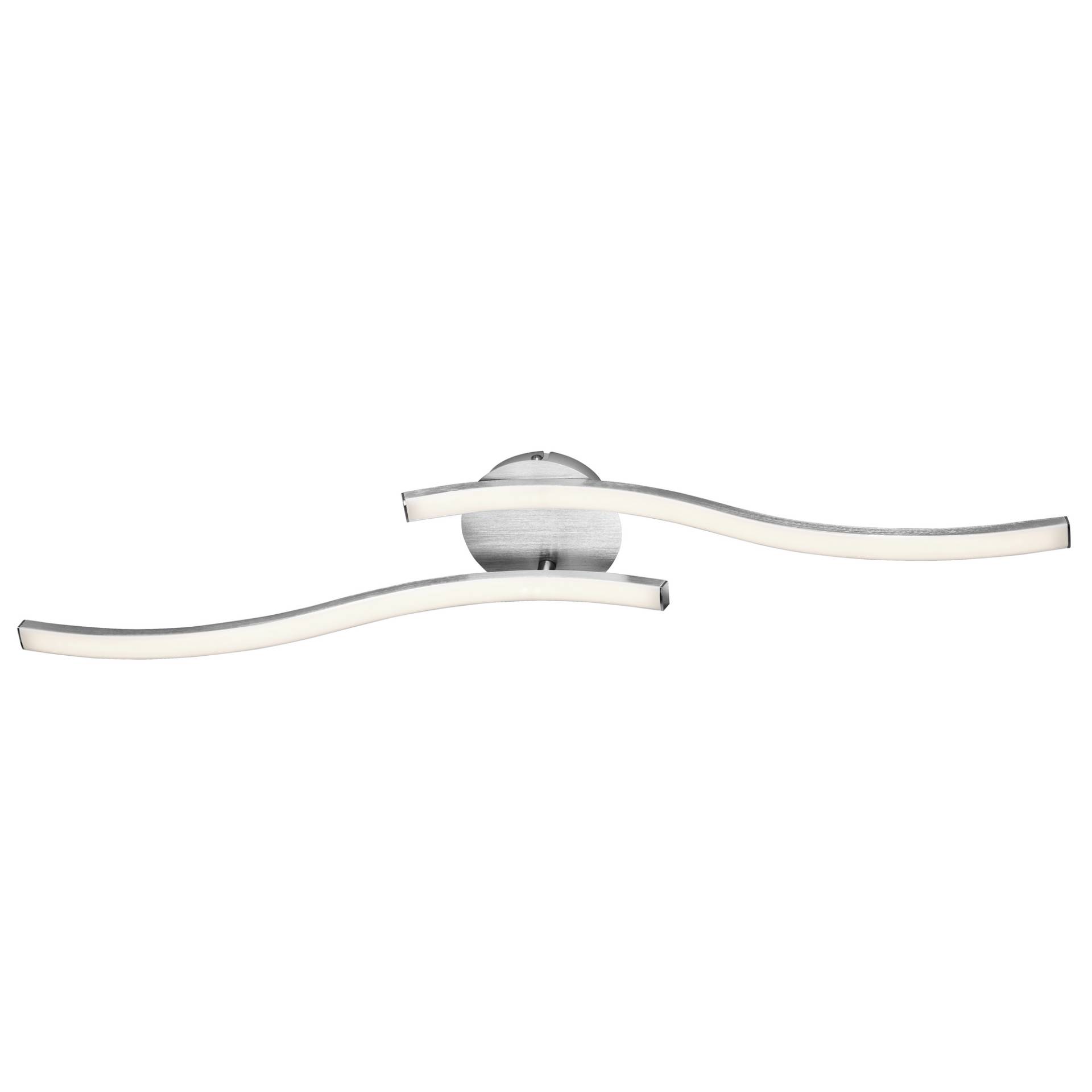 Briloner LED-Deckenleuchte 'Go' 2-flammig aluminiumfarben 18 W 700 lm 78,2 cm Briloner LED-Deckenleuchte 'Go' 2-flammig aluminiumfarben 18 W 700 lm 78,2 cm von Briloner