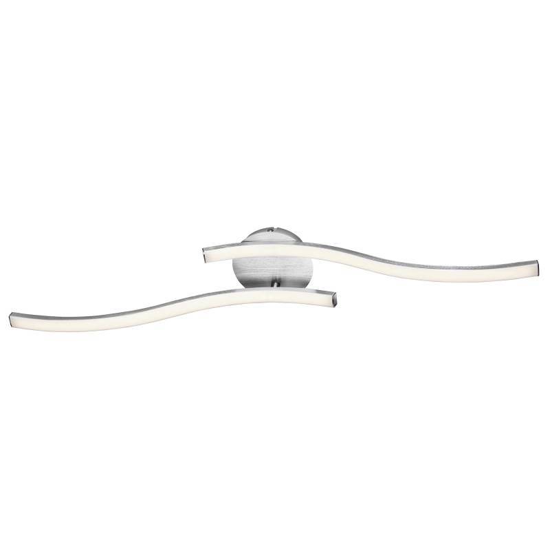 Briloner LED-Deckenleuchte 'Go' 2-flammig aluminiumfarben 18 W 700 lm 78,2 cm von Briloner