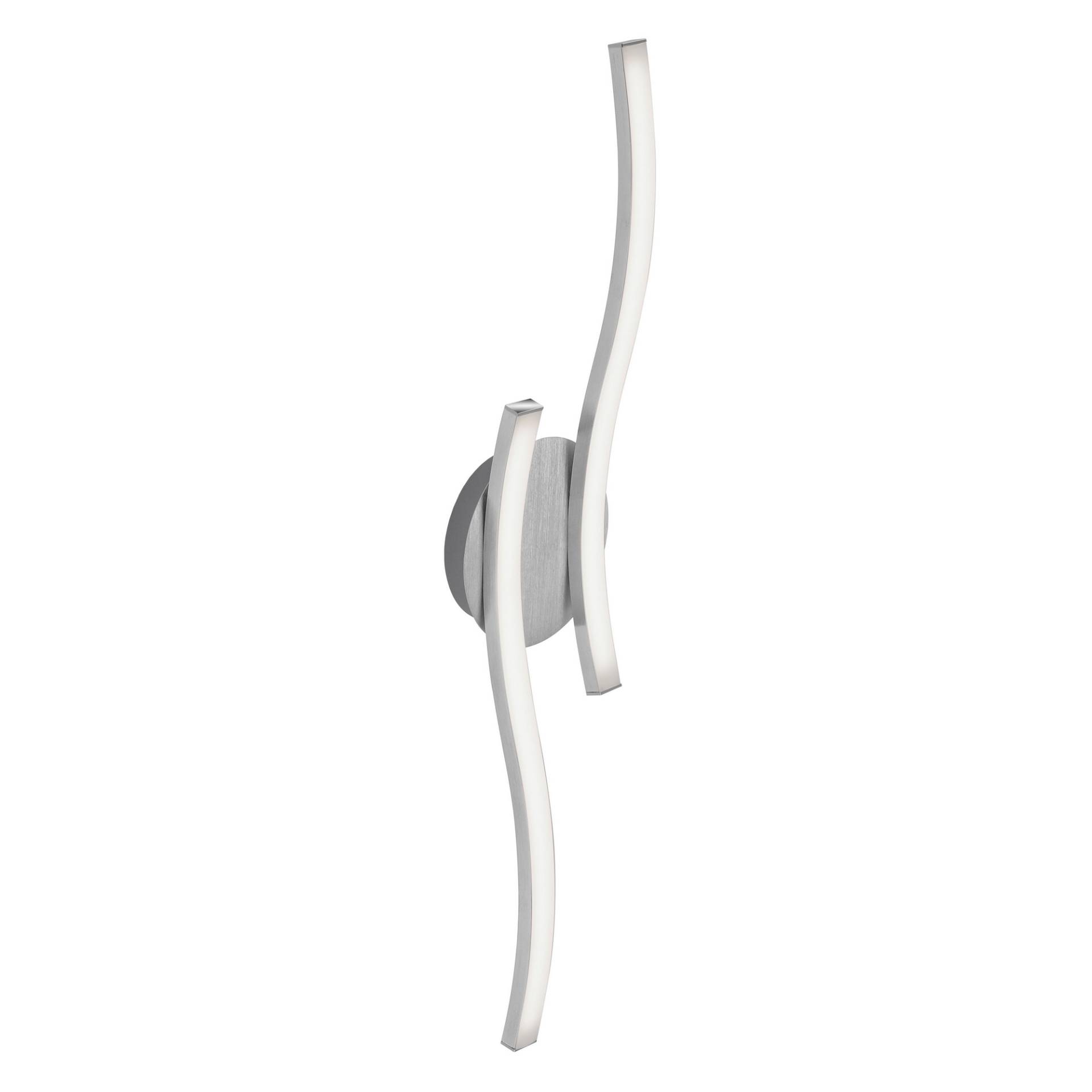 Briloner LED-Deckenleuchte 'Go' 480 lm 2-flammig, silbern Briloner LED-Deckenleuchte 'Go' 480 lm 2-flammig, silbern von Briloner