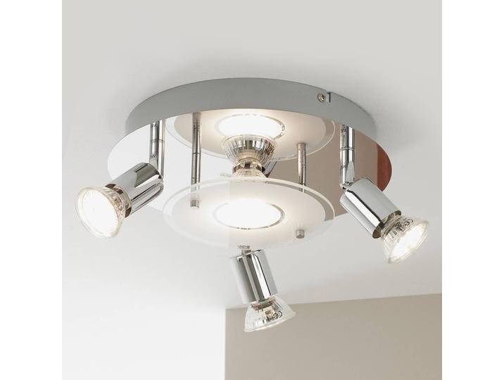 Briloner LED Deckenlampe Orna, chrom / silber, für Wohn- / Esszimmer, Metall, Modern, LED Deckenleuchte von Briloner