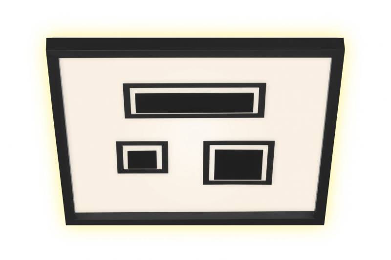 Briloner LED Panel Pac schwarz-weiß 42,3 x 42,3 cm mit Backlight warmweiß von Briloner