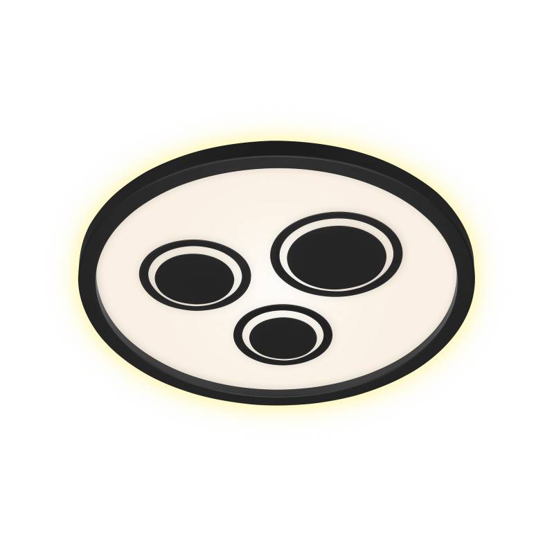 Briloner LED-Deckenleuchte 'Pac' schwarz Ø 42,3 cm 3000 lm von Briloner